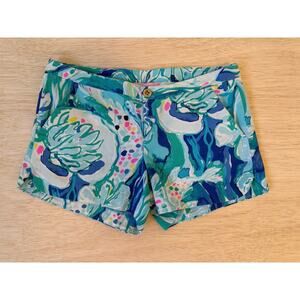 Lily Pulitzer Spring Floral Shorts size 2